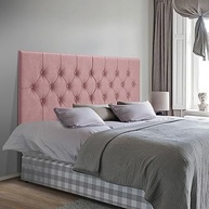Cabeceira Capitonê para Cama Box Casal Queen 1,60m - Design Rose em Suede - imagem 3