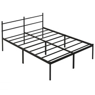 Cama de Casal Padrão 138x188 com Cabeceira Integrada de Ferro, Base Metálica Reforçada e Design Moderno - imagem 2