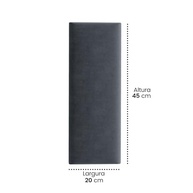 Cabeceira Cama Box Casal com 7 Módulos Estofados em Suede Preto - Design Moderno e Confortável - imagem 4