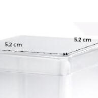 Caixinhas Acrílicas 5x5cm Transparente – Lembrancinhas Elegantes para Festas e Casamentos - imagem 2
