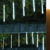 Cascata LED 8 Tubos Chuva de Gelo para Natal: Brilho e Magia na Sua Decoração - imagem 1