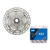 Cassete Deore + Corrente KMC X11: Upgrade 1x11V - imagem 1
