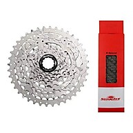 Cassete K7 Sunrace M680 8v 11-40D + Corrente – Alta Performance - imagem 1