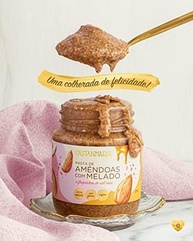 Castanharia Pasta De Amendoas Com Melado E Flocos De Sal Rosa 210G - imagem 1