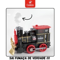 Trenzinho Locomotiva com Luz, Som e Fumaça Castela - imagem 2
