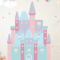 Adesivo de Parede Infantil Castelo Encantado - Decore o Quarto com Magia! - imagem 3