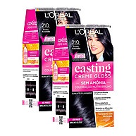Casting Gloss 210: Preto Azulado e Brilho Intenso - imagem 1