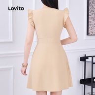 Vestido Lovito Cáqui: Elegância Casual - imagem 2