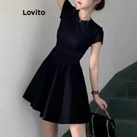 Vestido Lovito Drapeado: Elegância Casual - imagem 2