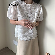 Blusa Manga Bufante Lovito: Elegância Casual - imagem 2