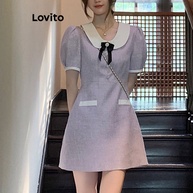 Vestido Roxo Bufante Lovito: Elegância Casual - imagem 2