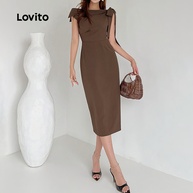 Vestido Ombro de Fora Lovito: Elegância Casual - imagem 2