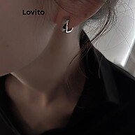 Brincos Geométricos Lovito: Elegância Casual - imagem 2