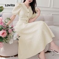 Conjunto de Saia Jacquard Lovito: Elegância Casual - imagem 2