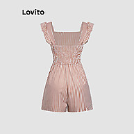 Macacão Listrado Lovito: Elegância Casual - imagem 2