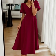 Vestido Midi Lovito: Elegância Casual - imagem 2