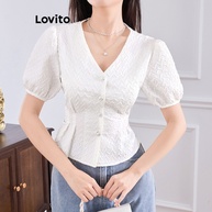 Blusa Lovito Plissada: Elegância Casual! - imagem 2