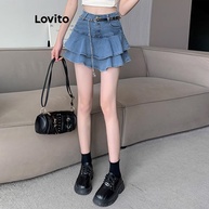 Saia Jeans Feminina: Babados e Estilo Casual - imagem 2