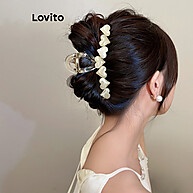 Presilha de Cabelo Coração Lovito: Estilo Casual - imagem 2