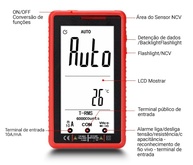 Multímetro Digital Automático de Alta Precisão | NCV Sem Contato | CAT III 600V | Kit Completo Eletricista e Automotivo - imagem 3