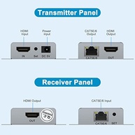 Extensor HDMI 50m PoE Cat6 1080p @ 60Hz: Transmissão de Sinal sem Perdas - imagem 3
