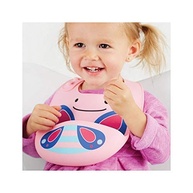 Babador Cata Migalhas de Silicone Skip Hop Zoo Borboleta Rosa - Design Divertido e Prático para Bebês - imagem 3
