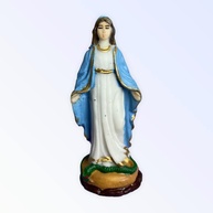 Imagem de Nossa Senhora das Graças em Resina - 7,5cm - Decoração Católica Elegante - imagem 1