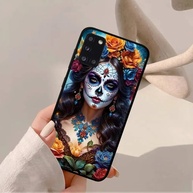 Capinha Catrina: Caveira Floral para Samsung - imagem 3