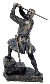 Cavaleiro Medieval Templário com Espada - Figura Detalhada Veronese 77519 - imagem 4