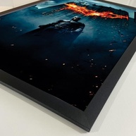 Quadro Batman: O Cavaleiro das Trevas - 40x60cm | Impressão Premium em Vinil com Moldura de Madeira - imagem 4