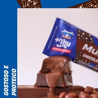 +Mu Barra Proteína Mukebar Sabor Chocolate c/Avelã - Display 12 unidades de 60g - imagem 2