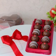 Caixa para Bombons Vermelha (10 Cavidades) - imagem 2
