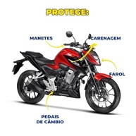 Protetor de Carenagem Stunt Race para CB 300F Twister 2023+ | Aço Reforçado e Design Esportivo - imagem 5