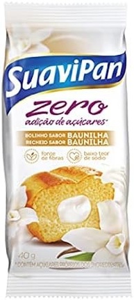 BOLINHO ZERO BAUNILHA C/BAUNILHA 40g / DISPLAY C/ 12 UNID. - imagem 3