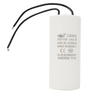 Capacitor CBB60 35µF para Compressor de Ar, Motor de Bomba e Ar Condicionado - Cilíndrico com Condutor - imagem 2