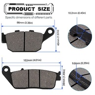 Pastilhas de Freio LOCOPOW para Honda CB/CBR/CMX/CTX/NC (2011-2023) - Segurança e Performance - imagem 3