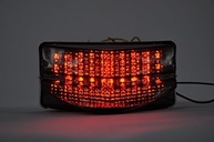 Lanterna Traseira LED Fumê com Seta Integrada para Honda CBR600 F4I/CBR600S (01-03) - imagem 2