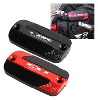Compatível com CB650R CBR650R CBR 650R CB 650 R 2019-2024 Acessórios de motocicleta Tampa do reservatório de fluido de freio dianteiro Tampa do tanque de óleo (meia preta CB) - imagem 3