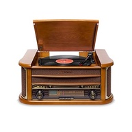 Vitrola ObaVintage: Toca Discos, CD, K7, USB, Bluetooth e Rádio FM - Reviva sua Música! - imagem 5