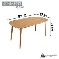Sala de Jantar Completa: Mesa + 6 Cadeiras Ceci - imagem 2