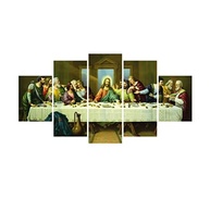 Quadro Decorativo Santa Ceia - Arte Religiosa para Sala com Estilo e Espiritualidade - imagem 2