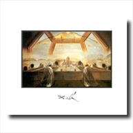 Impressão Artística Salvador Dalí - O Sacramento da Última Ceia - 40,6x50,8cm - Pintura Surrealista em Alta Qualidade - imagem 1