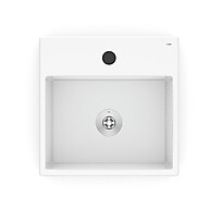 Cuba de Apoio Quadrada Basic Q6 Branco 35x35cm Celite - imagem 2