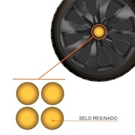 Jogo de Calotas Aro 14 Prime Fosca Black + Selo Resinado - Onix, Prisma, Corsa, Celta e Mais! - imagem 3