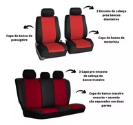 Capas de Banco Vermelhas para Chevrolet Celta (2000-2016) - Proteção e Estilo Premium - imagem 4