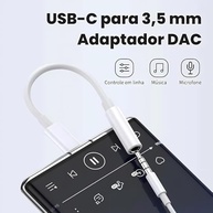Cabo Adaptador Tipo C para P2 com Chip DAC: Som Premium em Qualquer Celular! - imagem 4