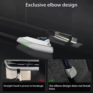 Cabo USB-C 60W: Carga Rápida Tesla & Celular - imagem 3