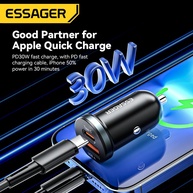Carregador Automotivo Essager 30W: Turbo para seu Celular! - imagem 3