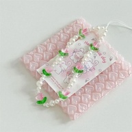 Strap de Celular Tulipa de Vidro e Pérolas: Charme Floral - imagem 2