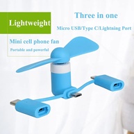 Mini Cooler Celular 3-em-1: Ventoinha Portátil USB - imagem 2